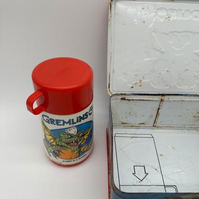 Vintage Gremlins Metal Lunchbox w/ Thermos