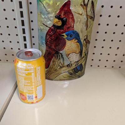 Glass Bird Table Display