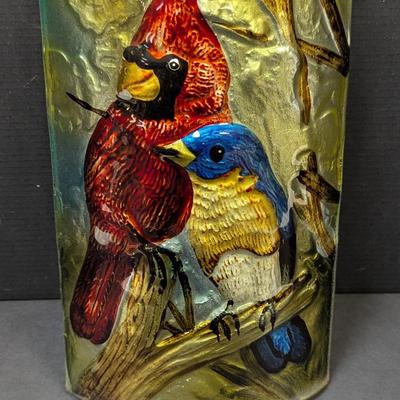 Glass Bird Table Display