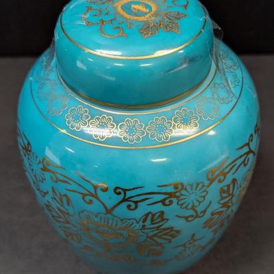 Antique Kutani Ginger Jar Makers Mark LJ