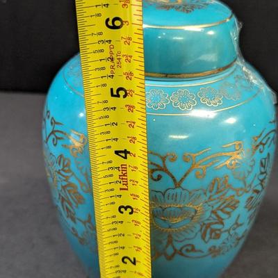 Antique Kutani Ginger Jar Makers Mark LJ