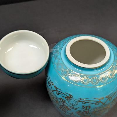 Antique Kutani Ginger Jar Makers Mark LJ