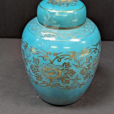 Antique Kutani Ginger Jar Makers Mark LJ