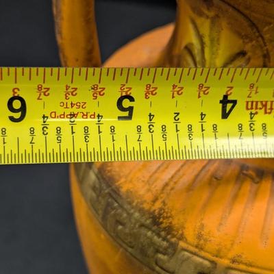 Vintage Norleans Egyptian Two Handled Vase Made In Japan