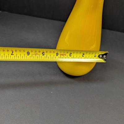 Hand Blown Art Glass Flower Vase