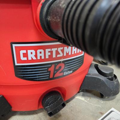 Craftsman 5HP 12 Gallon ShopVac & Accessories (G2-JS)