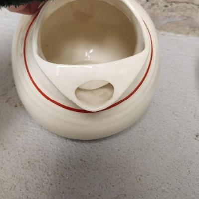 Sale Photo Thumbnail #8: Awesome vintage transfer ball pitcher, chromex serving bowl with lid and avocado green nut chopper