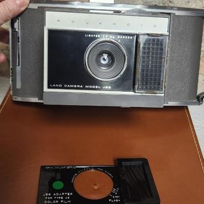 Sale Photo Thumbnail #50: Trio of old Polaroids with their cases and extras 95, 103 and J66