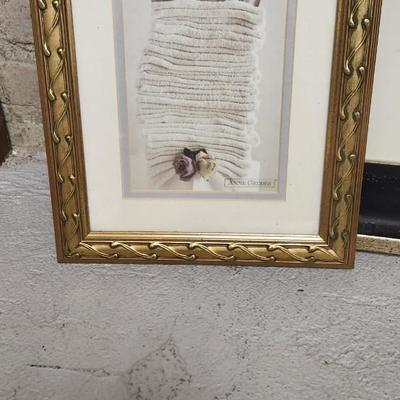 Sale Photo Thumbnail #56: Lot.of.misc framed art. Three old framed sheet music including Shirley Temple. Cute!