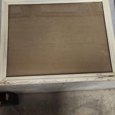 Sale Photo Thumbnail #73: Lot of 6 frames with glass. Three are brand new rustic wood