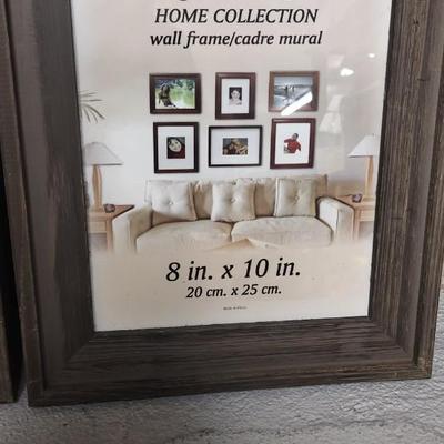 Sale Photo Thumbnail #76: Lot of 6 frames with glass. Three are brand new rustic wood