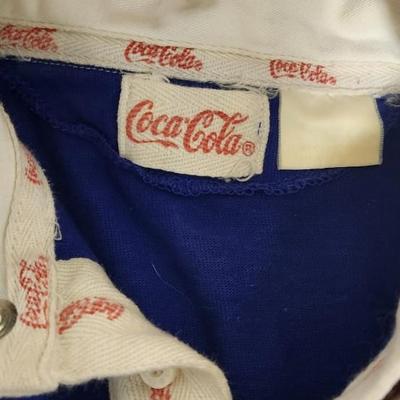 Sale Photo Thumbnail #94: Great old advertisement, fluffy blanket and a super 1980s vintage shirt