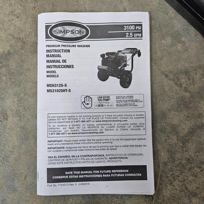 Simpson 3100 PSI Premium Gas Pressure Washer & More (G2-JS)