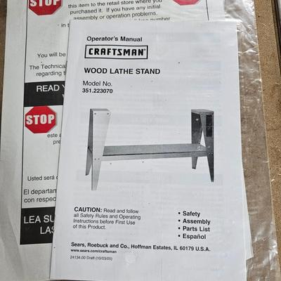 Craftsman Professional Variable Speed Wood Lathe & Stand (G2-JS)