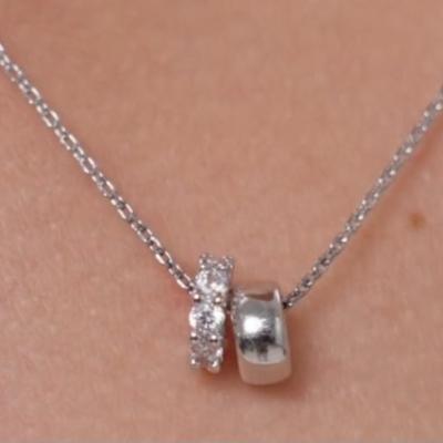 14kt White Gold Overlay Necklace