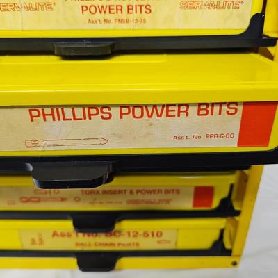 Serialized Five Drawer Bits & Nut Setter Assortment (G2-JS)