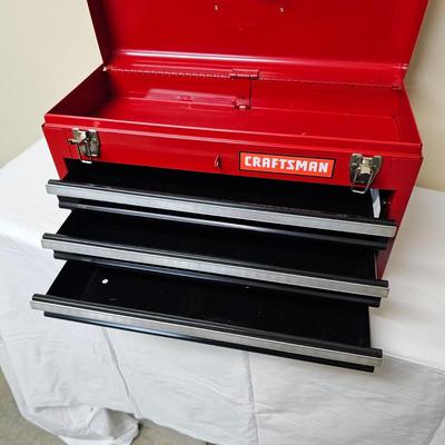Set of Three Craftsman Steel Tool Boxes (G2-JS)