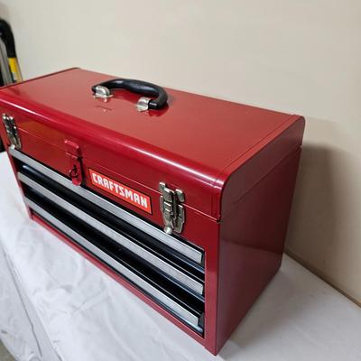 Set of Three Craftsman Steel Tool Boxes (G2-JS)