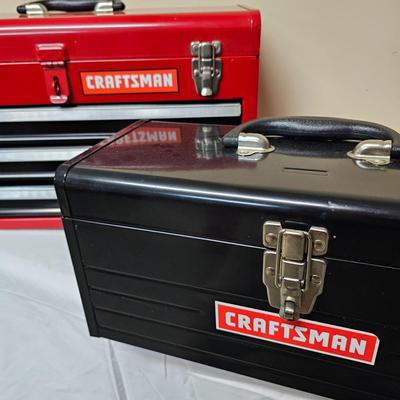 Set of Three Craftsman Steel Tool Boxes (G2-JS)