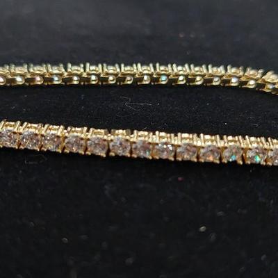 Moissanite Bracelet 7.5 inch