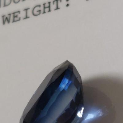 IGI CERTIFIED LAB GROWN SAPPHIRE 9.07 CT