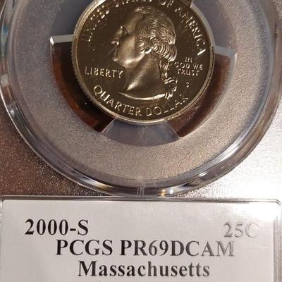 2000s pr69dcam Massachusetts quarter
