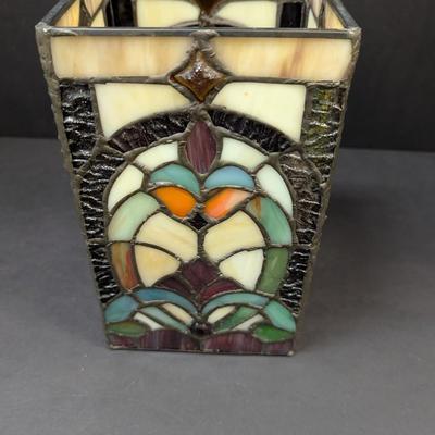 Stained Glass Candle Cover