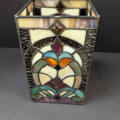 Stained Glass Candle Cover