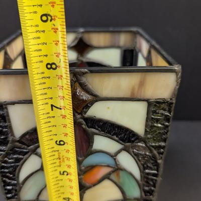 Stained Glass Candle Cover