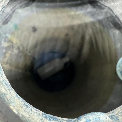 Antique Elkhart Brass Copper Fire Extinguisher