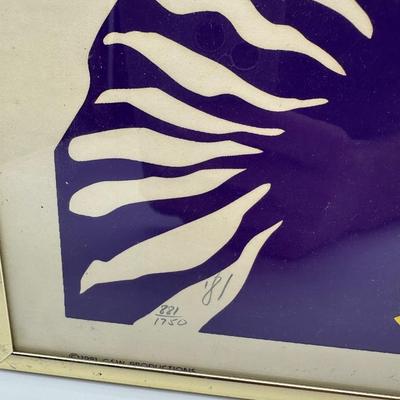 Vintage Mardi Gras New Orleans Art Print – Framed & Numbered