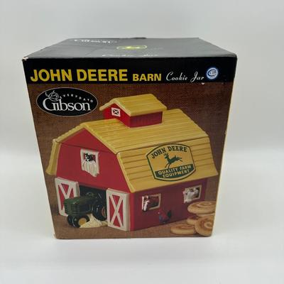 John Deere Barn Cookie Jar