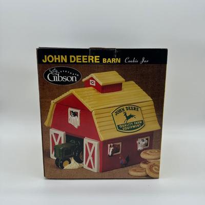 John Deere Barn Cookie Jar