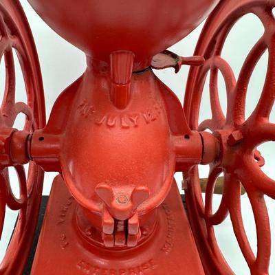 Antique Enterprise Mfg Co Cast Iron Coffee Grinder