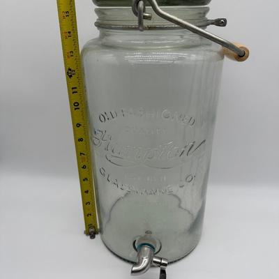 Hampton Glassware Co. Old Fashioned Glass Beverage Dispenser – 2.5 Gallon