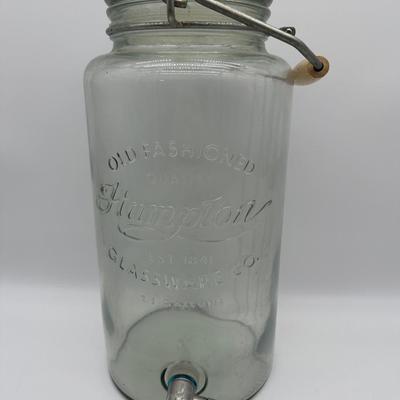Hampton Glassware Co. Old Fashioned Glass Beverage Dispenser – 2.5 Gallon