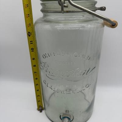 Hampton Glassware Co. Old Fashioned Glass Beverage Dispenser – 2.5 Gallon