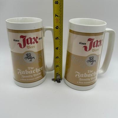 Pair of Jax Beer Stein Mugs