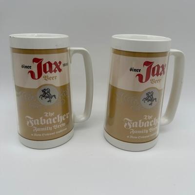 Pair of Jax Beer Stein Mugs