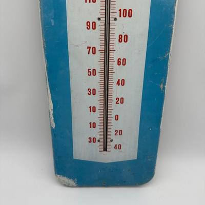 Vintage Royal Crown Cola (RC) Metal Thermometer Sign