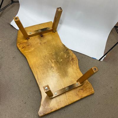 548 Raw Edge Wood Maple Coffee Table