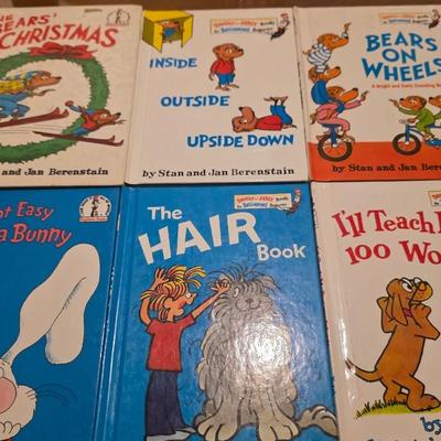 Vintage Beginner Reader Hardcover Book Lot – Berenstain Bears & Bright and Early Classics – Set of 6
