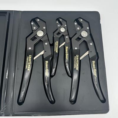 NIB MADE IN USA! Craftsman Professional RoboGrip Pliers Set