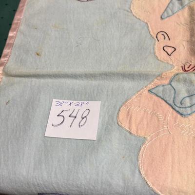 Vintage Baby Blanket