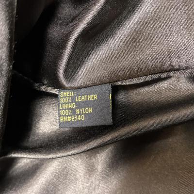 Size 50 Leather Coat