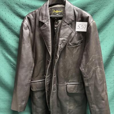 Size 50 Leather Coat