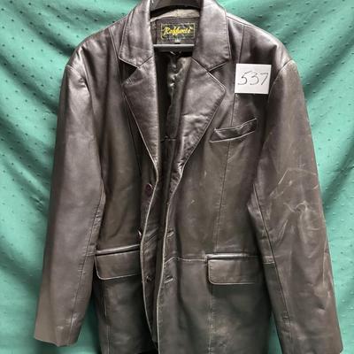 Size 50 Leather Coat