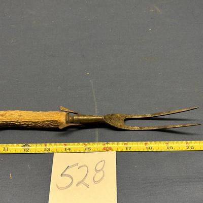 Vintage Antler Handle Serving Fork