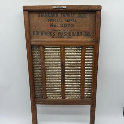 Antique Maid-Rite Washboard – Columbus Washboard Co.
