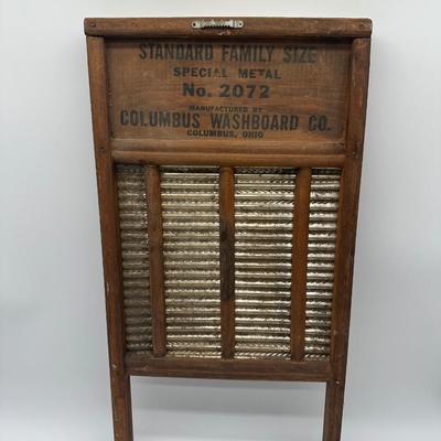 Antique Maid-Rite Washboard – Columbus Washboard Co.